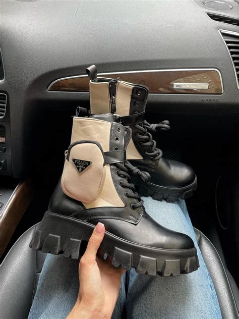 prada ботинки женские|Prada women's boots.